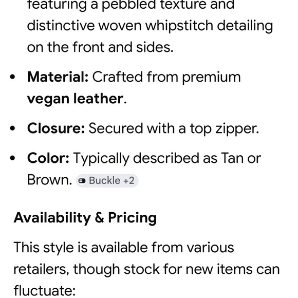 Moda Luxe Cognac Braided-Trim Shoulder Hobo - Picture 8 of 9